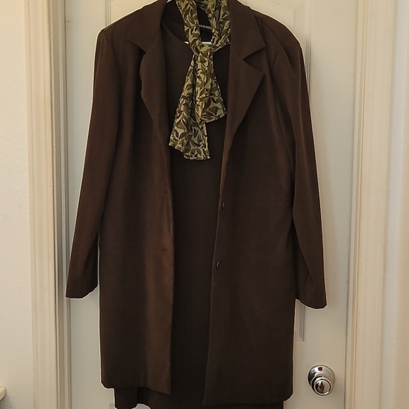 Womans 3pc Dress/Blazer/Scarf - Picture 4 of 9